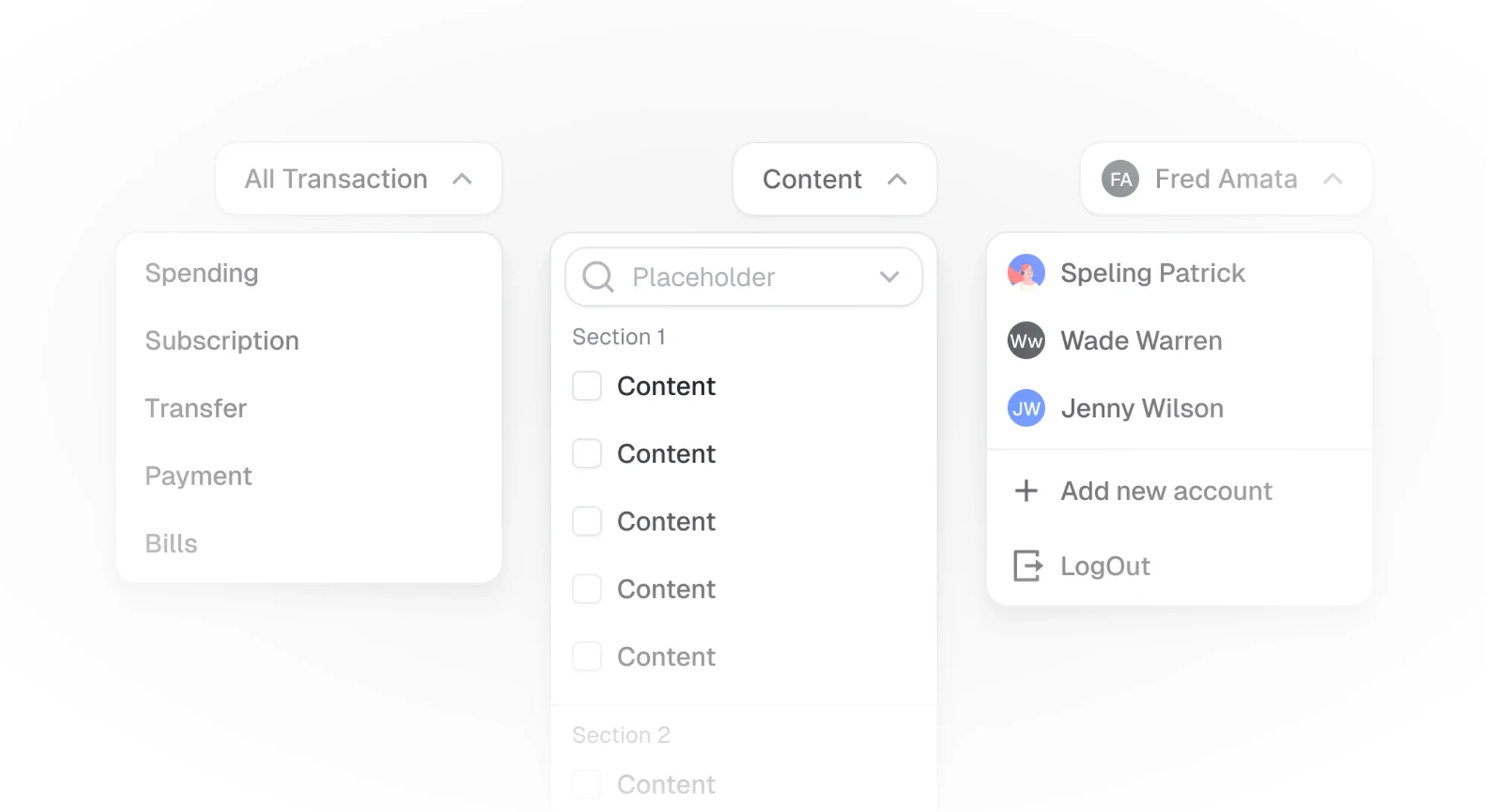 Netpay UI Dropdown Component